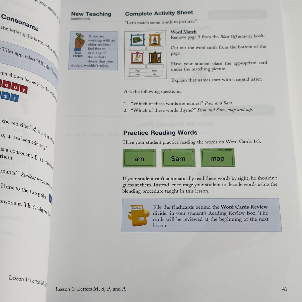 All About Reading Level 1 Teacher's Manual Color Edition Marie Rippel - Picture 4 of 6